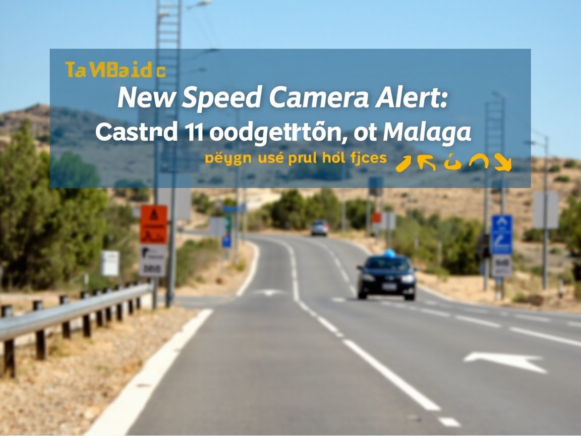 New Speed Camera Alert: Updated Locations in Malaga Region 2023