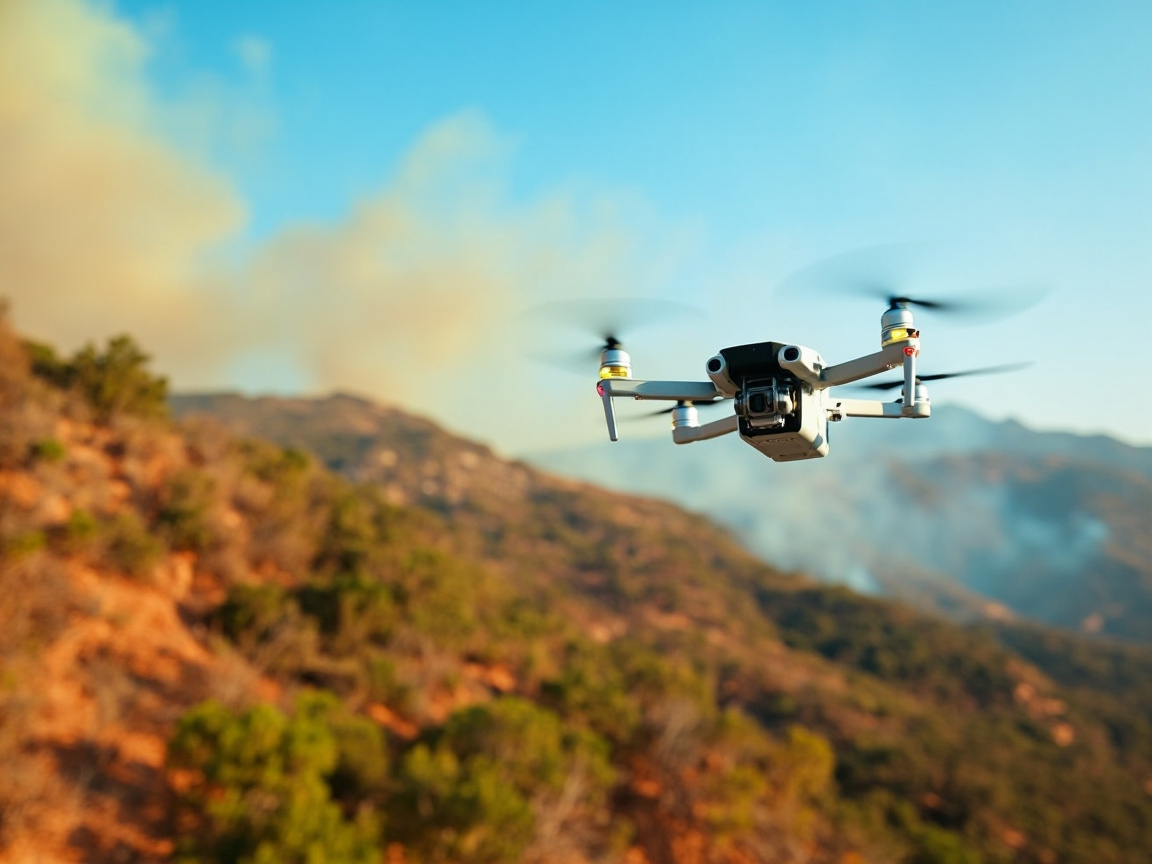 Police Drones Patrol Montgo: Cutting-Edge Surveillance Amid Extreme Wildfire Risk
