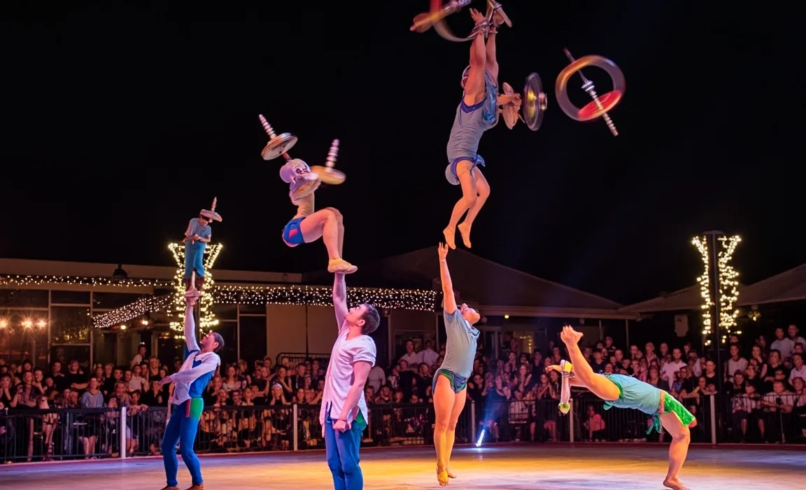 Spinning Top Circus at San Pedro Prom | Amazing Performances & Stunts