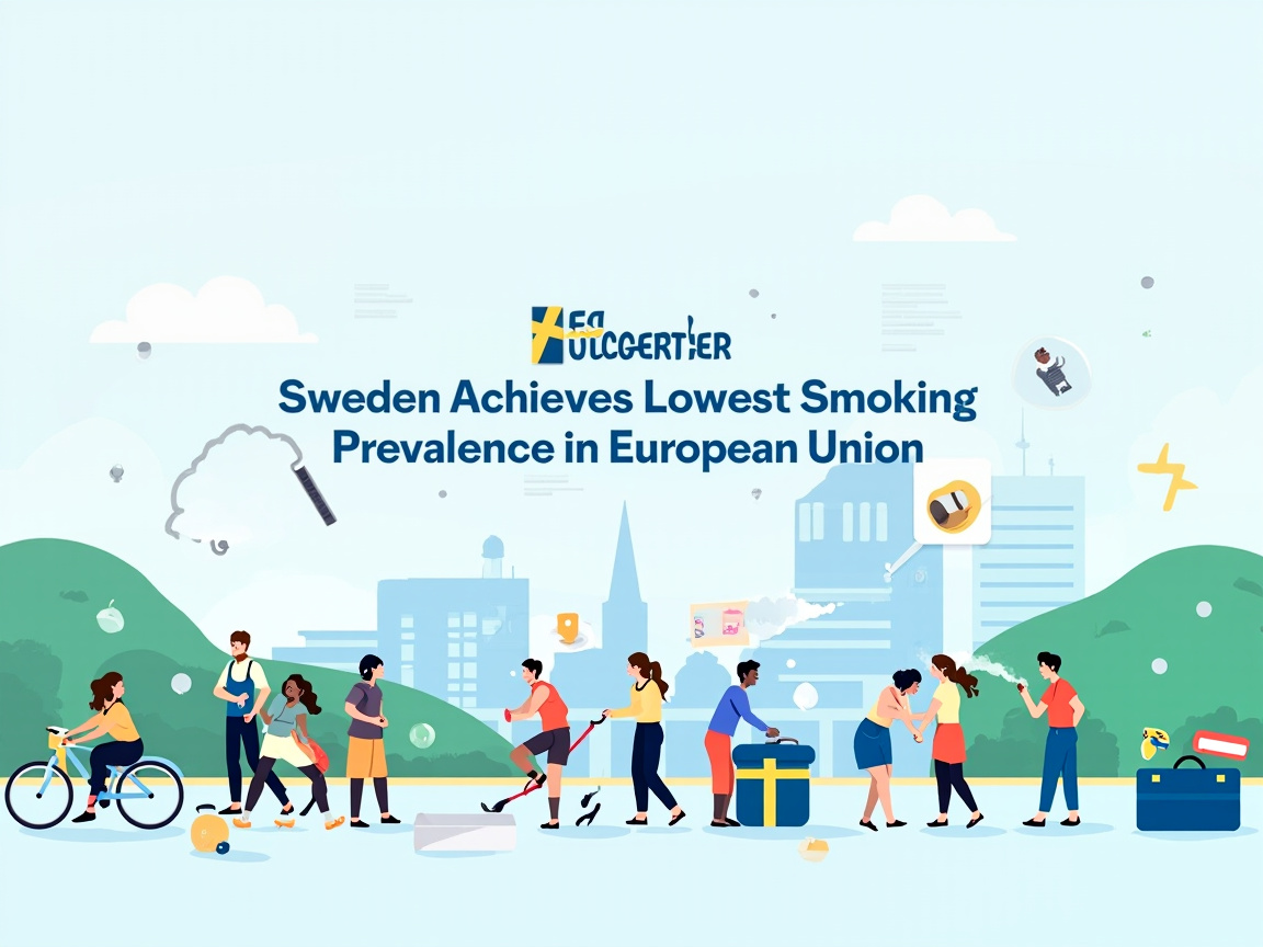 Sweden Achieves Lowest Smoking Prevalence in European Union | Health Success Story