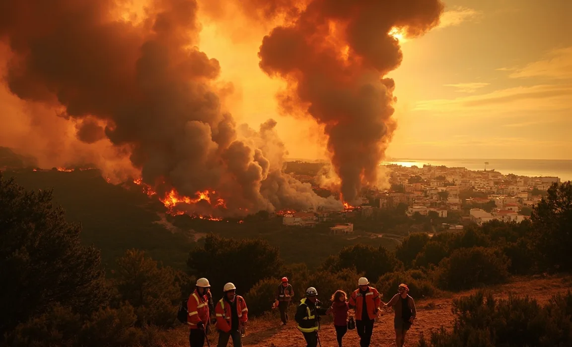 Tarifa Suffers Evacuations Due to Massive Wildfire: Emergency Response Update