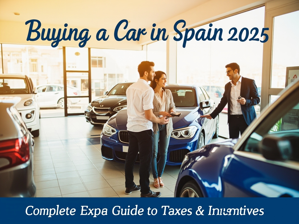 Buying a Car in Spain 2025: Complete Expat Guide to Taxes & Incentives
