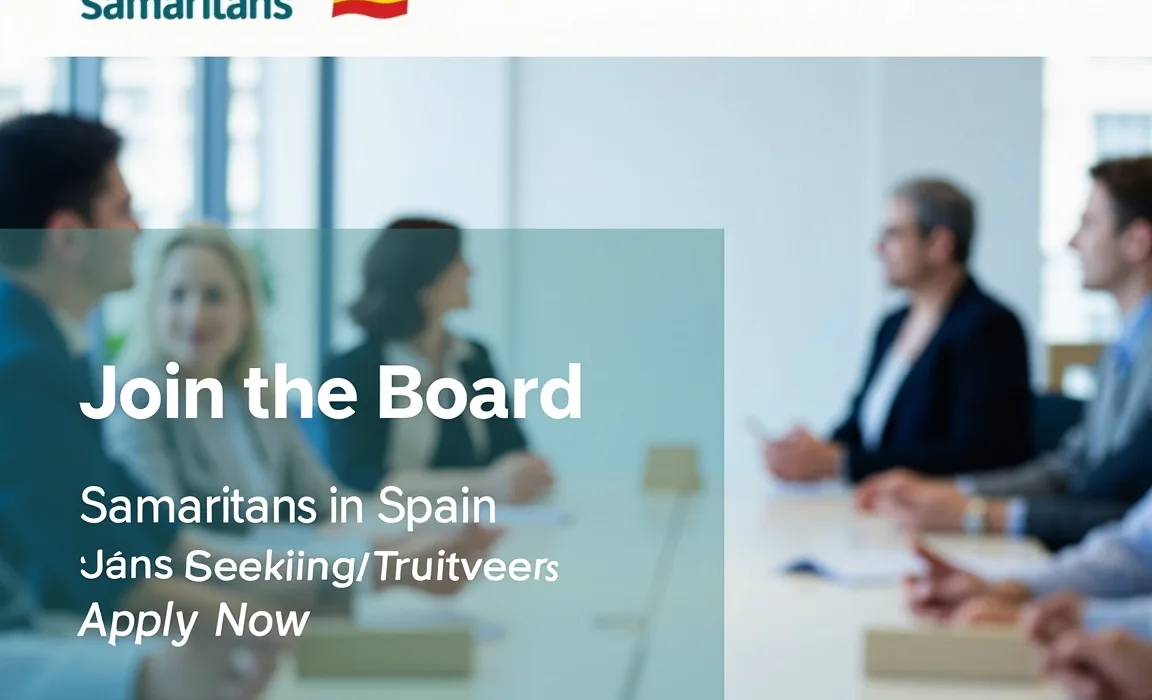 Join the Board: Samaritans in Spain Seeking Trustees - Apply Now